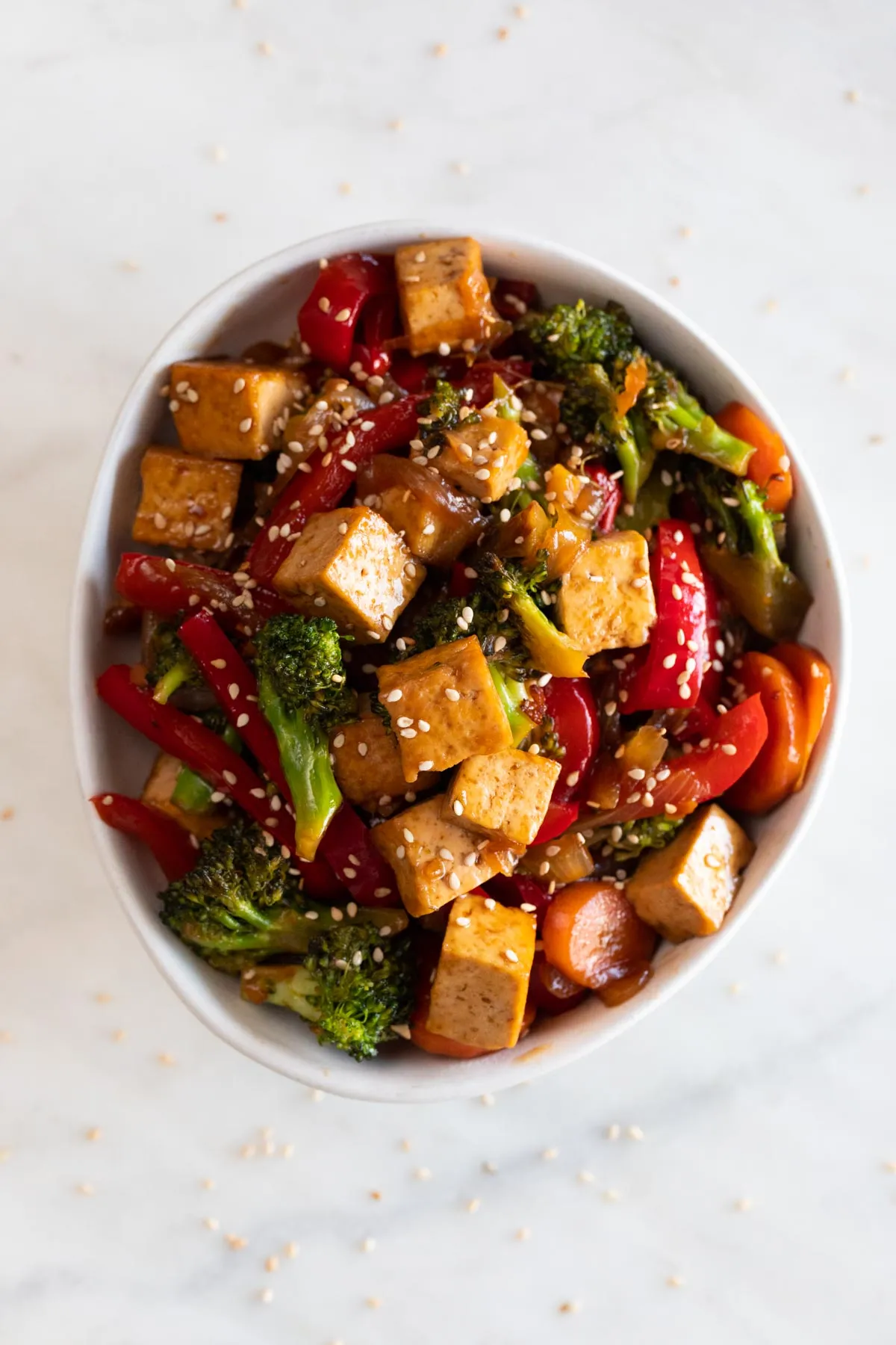 Vegan tofu stir fry, another popular recipe from Simple Vegan Blog
