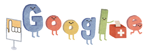 Google-Doodle: Eidgenössische Wahlen 2015